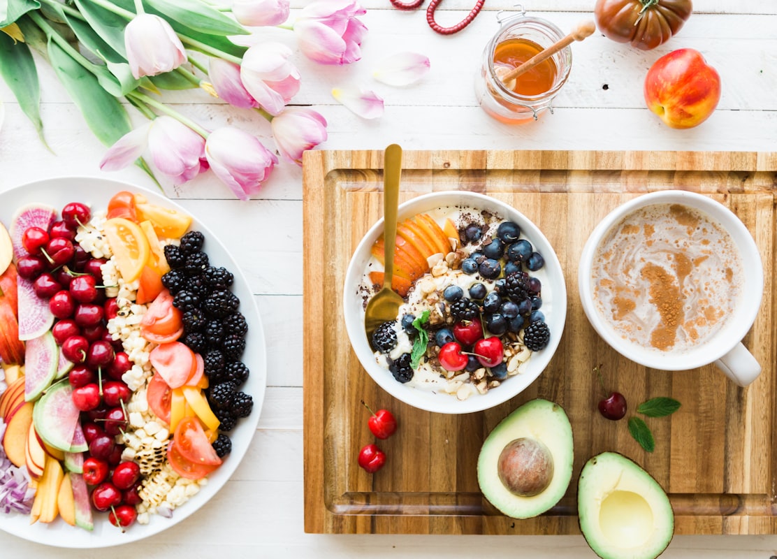 Aliments frais et équilibrés